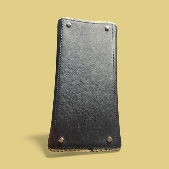 KATE SPADE NWOT - CAMERON STREET "CANDACE" SNAKESKIN EMBOSSED SATCHEL WITH SCARF - Picture 9 of 10